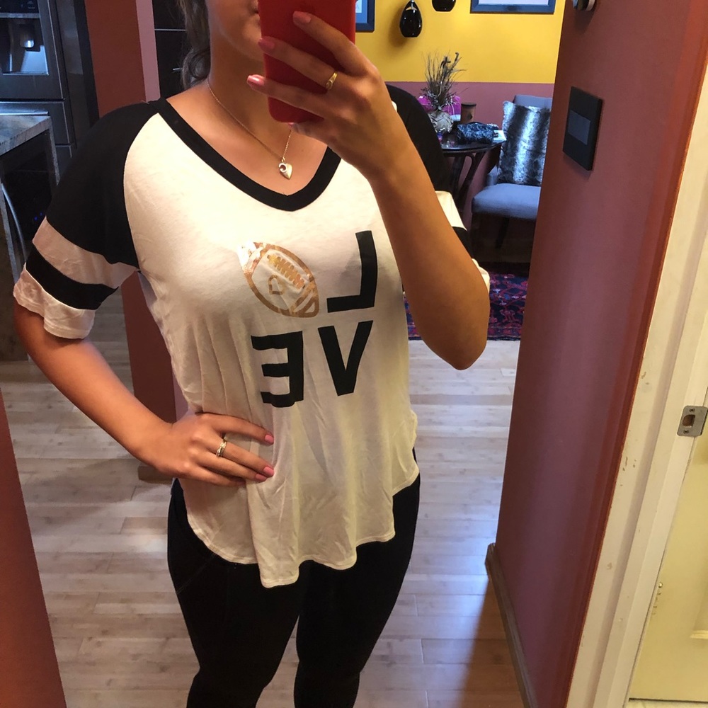 Comfy Love football shirt!